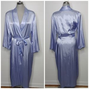 Jones New York Lavender Satin Long Robe